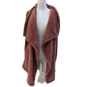 JODIFL Fur Fluffy Teddy Coat in Pink, brand new